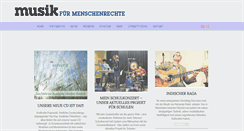 Desktop Screenshot of musik-fuer-menschenrechte.de